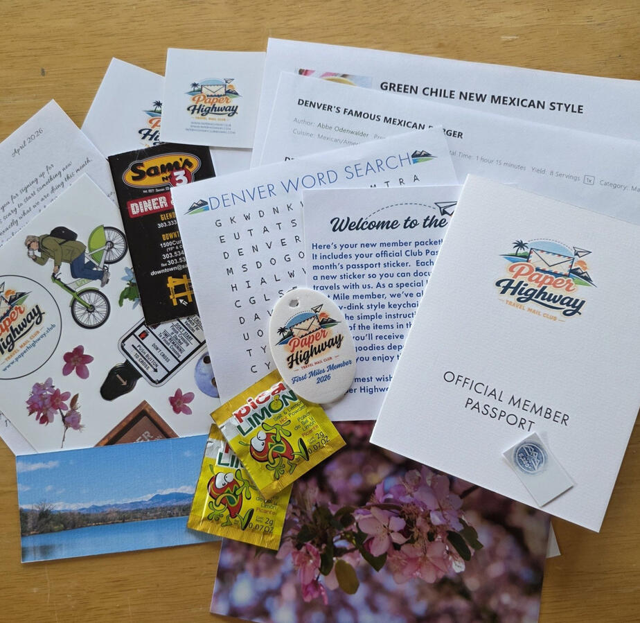 Our very first subscription snail mail club mailing, April, 2026, and it feels magical. The first envelope is always the most exciting — pure analog happiness in a digital world. Who else is obsessed with receiving real mail? #SnailMailClub #SubscriptionBox #PenPalLife #VintageMail